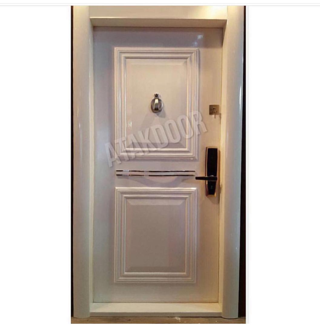 درب ضد سرقت دو قاب سفید